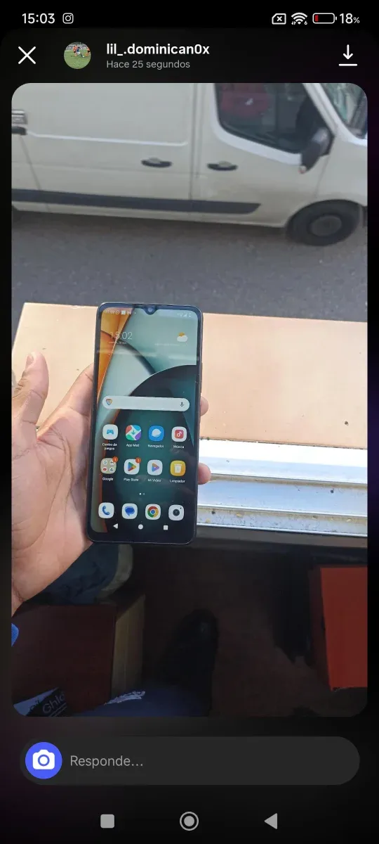 Teléfono Móvil Negro