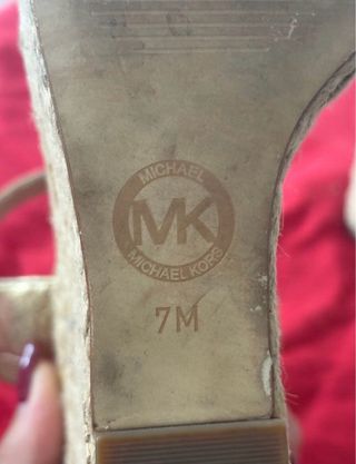 Alpargatas Michael Kors Doradas