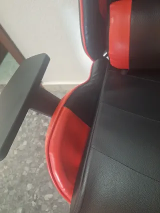 Silla Gamer Negra y Roja