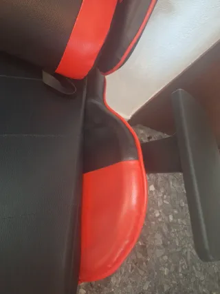 Silla Gamer Negra y Roja