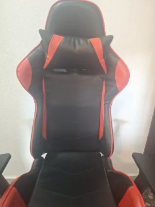 Silla Gamer Negra y Roja