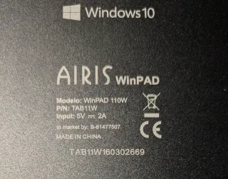 Tablet AIRIS WinPAD 110W Negra