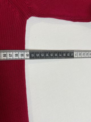 Jersey Gant Vintage Rojo de Punto Cuello Redondo L