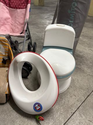 Pack infantil: carrito, cuna, orinal y asiento