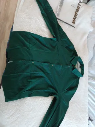 Camisa de vestir verde oscuro