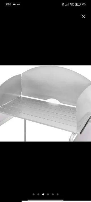 Tavolo da Campeggio Pieghevole con Cucina Portatile