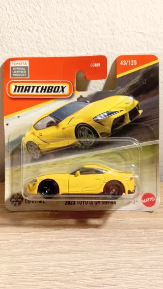 Matchbox 2023 Toyota GR Supra Amarillo