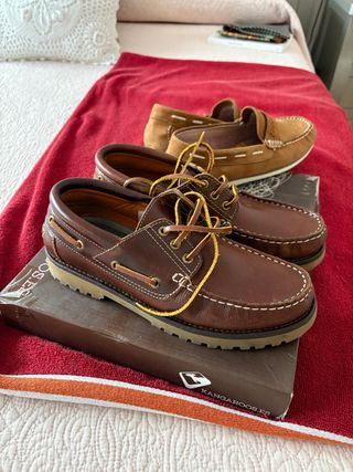 Pack Zapatos Vestir Niño Marrones y Beige