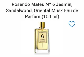 Rosendo Mateu Nº 6 Jasmin, Sandalwood, Musk