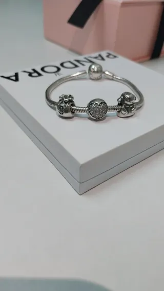 Lote 3 charms Pandora.