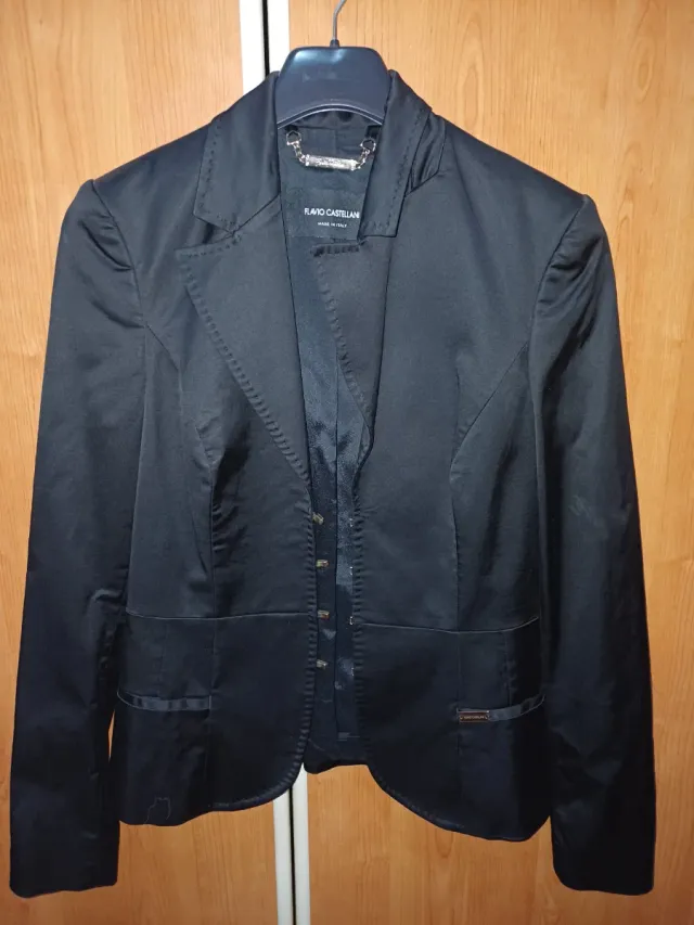 Giacca donna Flavio Castellani nera