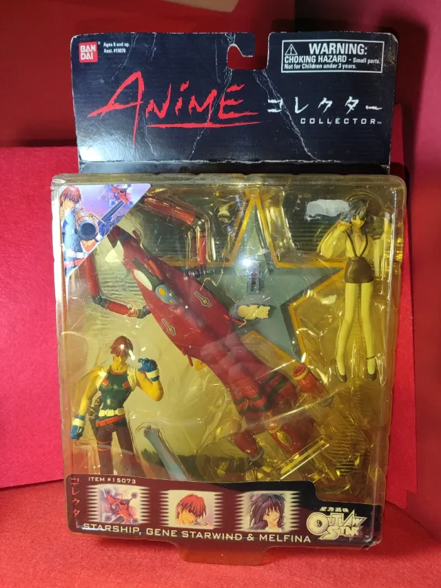 Outlaw Star Figura Starship Gene Starwind & Melfin