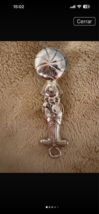Sonajero Plata Pedro Durán