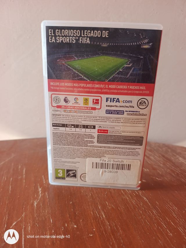 FIFA 20 Legacy Edition Nintendo Switch