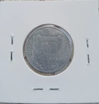 10 céntimos España 1945 Jinete