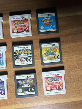 Lote Pokémon DS y 3DS (12 Cartuchos)