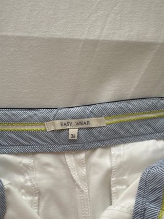 Pantalón blanco Easy Wear mujer talla 38
