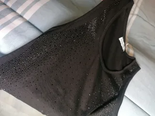 Body con adornos negro