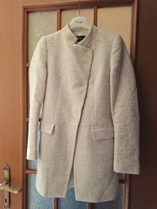 Cappottino Zara Beige Elegante Taglia S