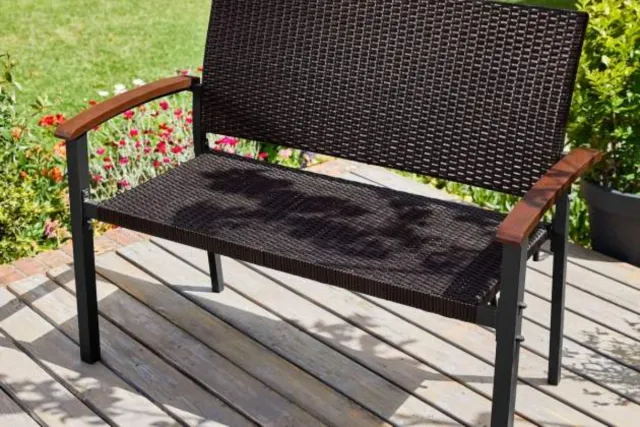 Banco 2 plazas exterior precintado