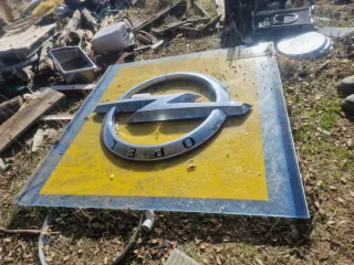 Cartel Opel Original Metálico Grande