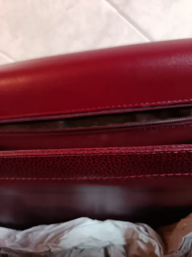 Cartella lavoro rossa Borgogna