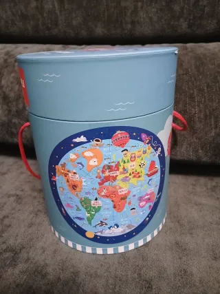 Puzzle circular mundo infantil