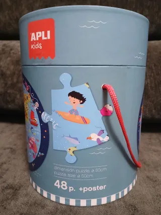 Puzzle circular mundo infantil