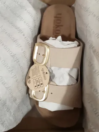Sandalias Yokono Beige