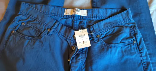 Pantalón TEX Hombre Talla L Azul