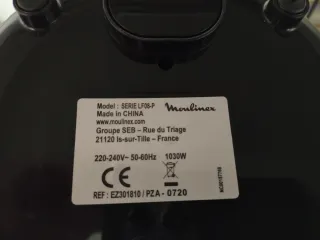 Freidora Aire Moulinex 3.5L 1080W