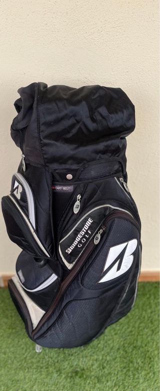 Bolsa de Golf Bridgestone Negra y Blanca