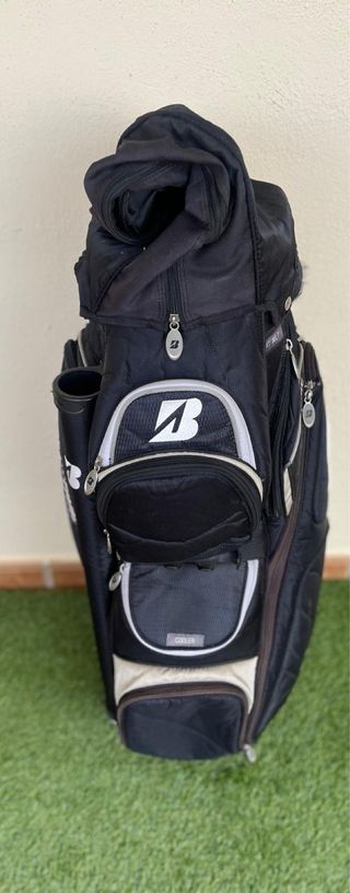 Bolsa de Golf Bridgestone Negra y Blanca