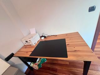 Escritorio Ikea Hemnes Negro/Madera