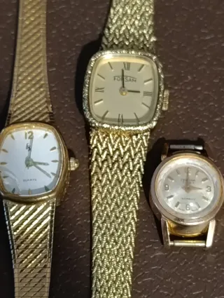 Lote Relojes 2 Mecánicos + 1 quarzo vintage