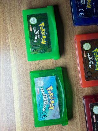 Lote 4 Cartuchos Pokémon GBA (Español)