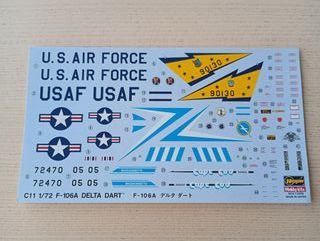 F-106A DELTA DART MAQUETA HASEGAWA 1/72