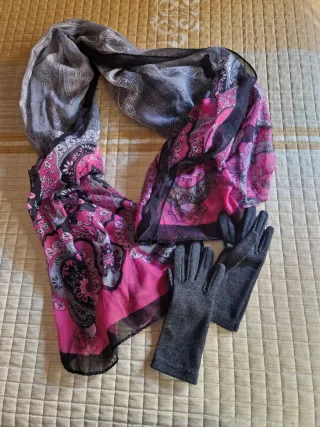 Pashmina e guanti