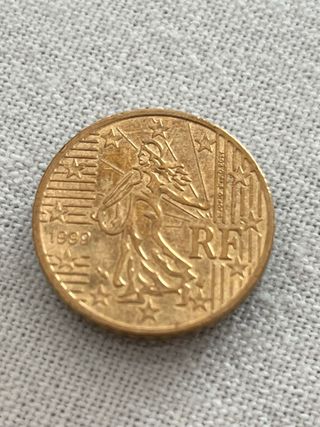 2 Monedas 50 céntimos RF 1999 y 2000