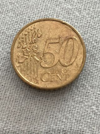 2 Monedas 50 céntimos RF 1999 y 2000