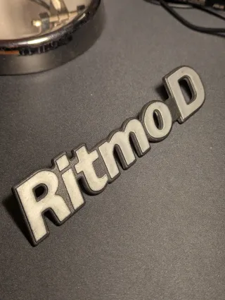 Stemma Fregio Scritta Logo FIAT Ritmo D Vintage