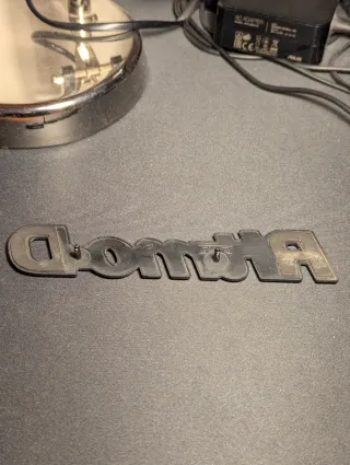 Stemma Fregio Scritta Logo FIAT Ritmo D Vintage