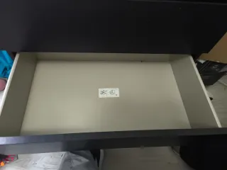 Cómoda 3 cajones negra