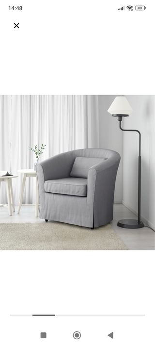 Sillón Tullsta Nordvalla Gris