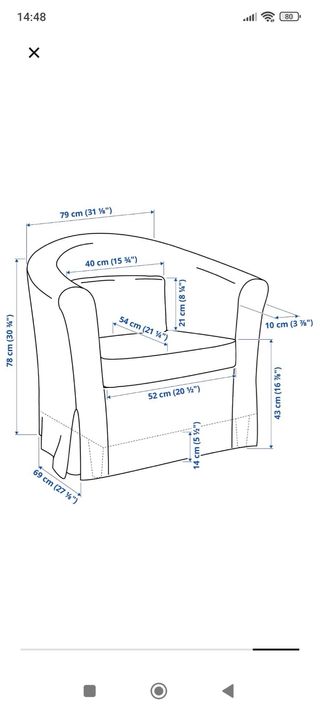 Sillón Tullsta Nordvalla Gris