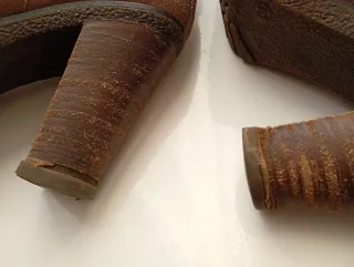 Tronchetto scamosciato marrone