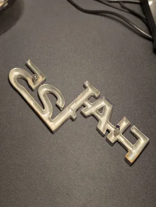 Stemma Scritta Logo FIAT 125 Vintage