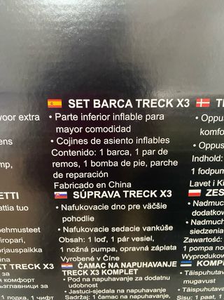 Barca hinchable Bestway TRECK X3-SET