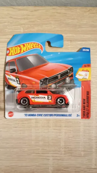 Hot Wheels '73 Honda Civic Custom/Personnalisé
