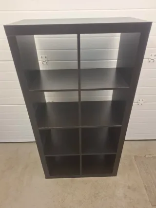 Estantería Kallax Ikea Negra/Marrón